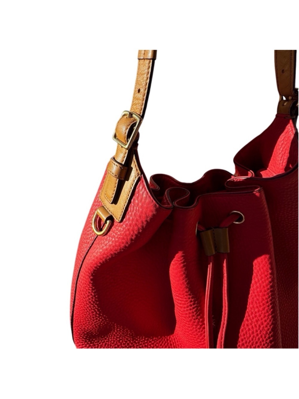 Coach Legacy Drawstring Bucket Bag Vintage 2013 Large - Persimmon - Picture 6 of 11